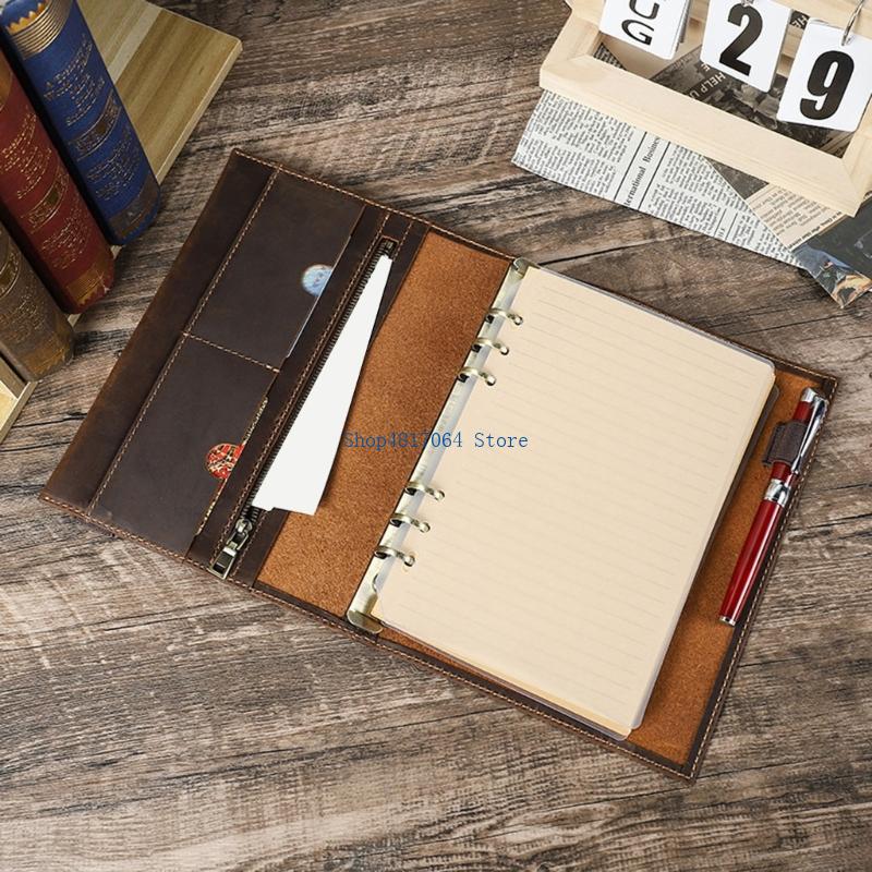 T3LB ポータブル ジャーナル カバー 罫線入りページ付き - Leather Work Diary Covers のレビューと価格