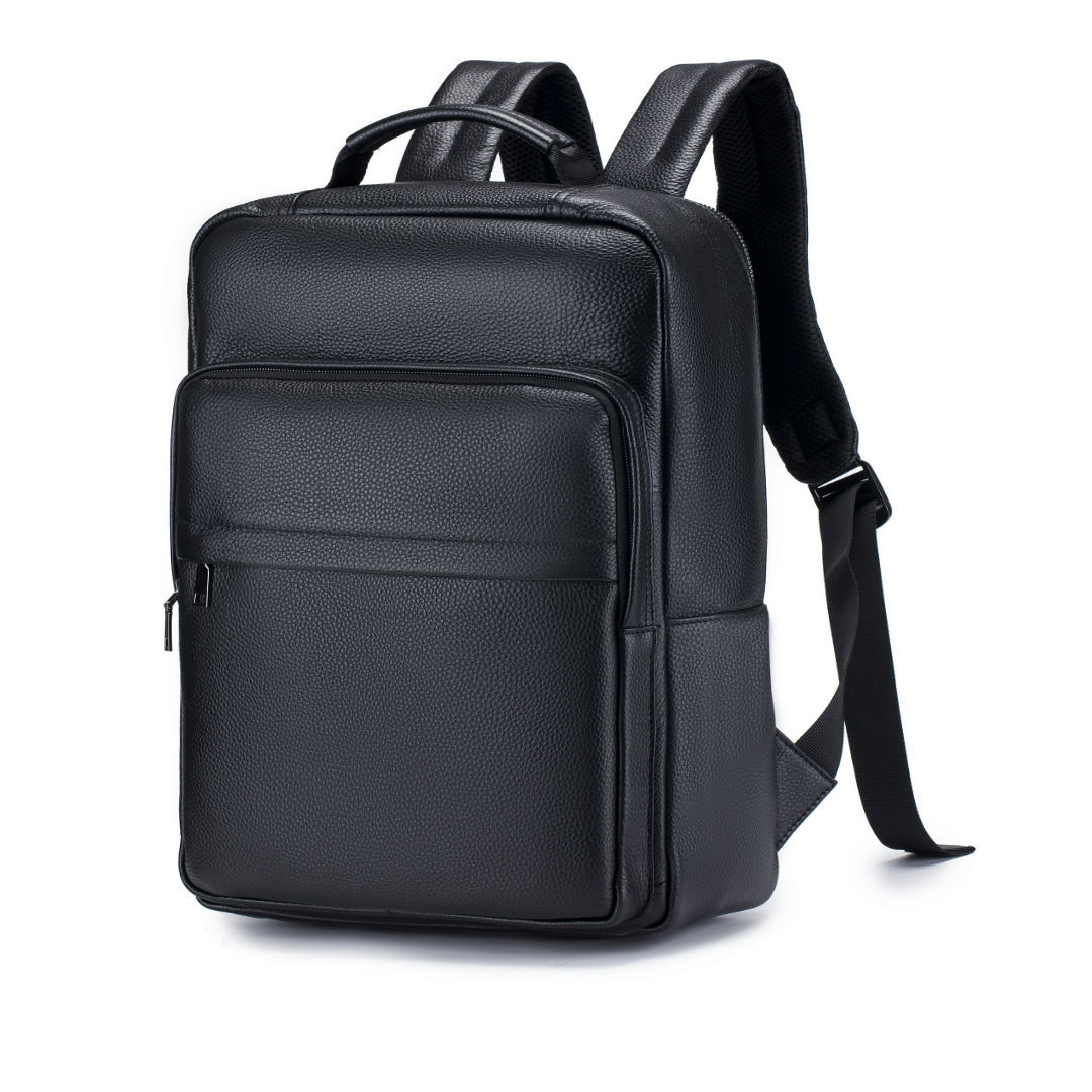 男性用本革トラベルバックパック ブラック牛革製 ラップトップ - Leather Work Rucksack Mens のレビューと価格