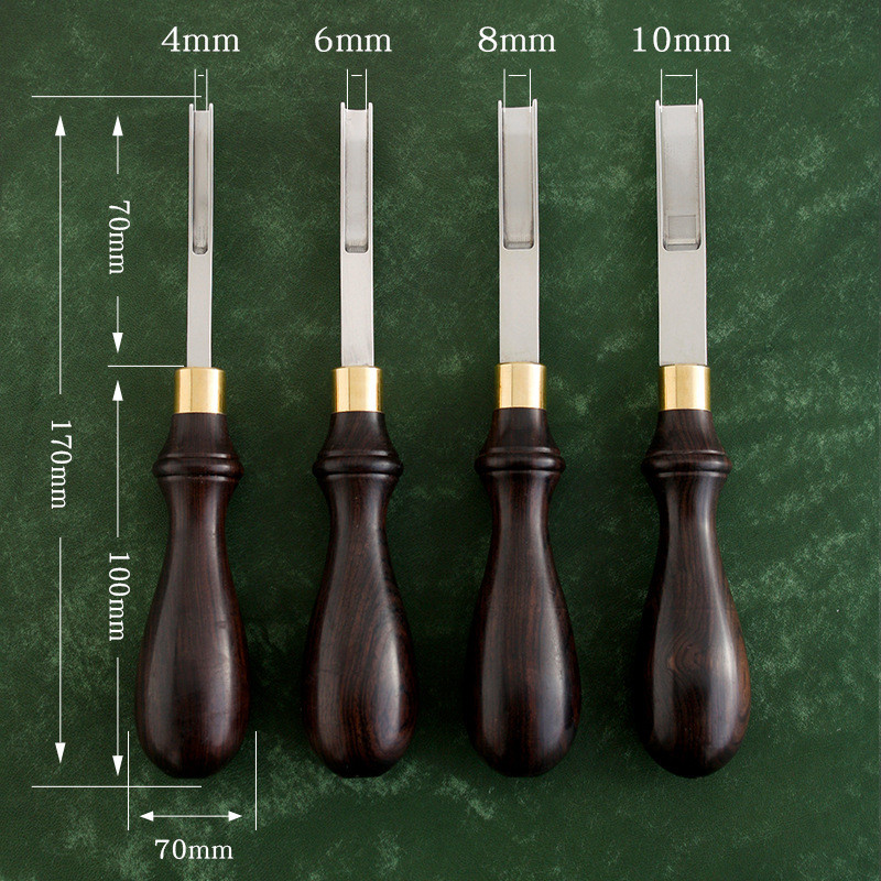 1個入り レザークラフト スティッチ グルーバー エッジャー - Groover Stitching Tool のレビューと価格
