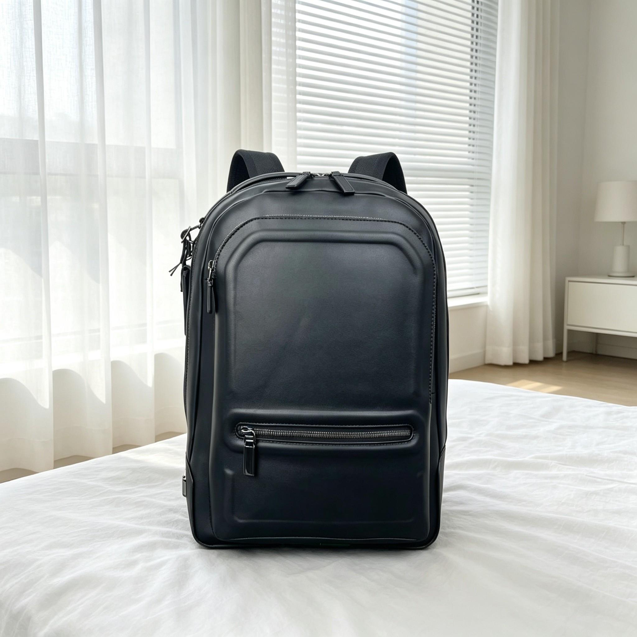 ビジネス通勤用バックパック（男性用）、大容量で普段使いにも適 - Leather Work Rucksack Mens のレビューと価格