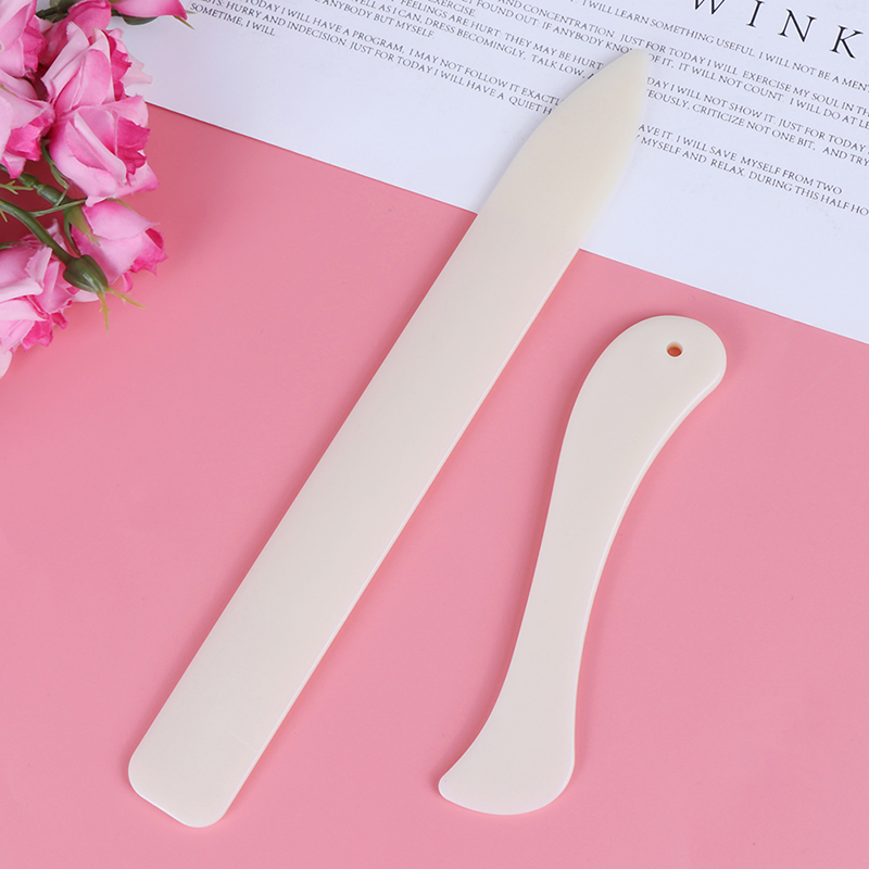 プラスチック製ボーンフォルダークラフトツール、レザースコアリ - Bone Folder Tool のレビューと価格