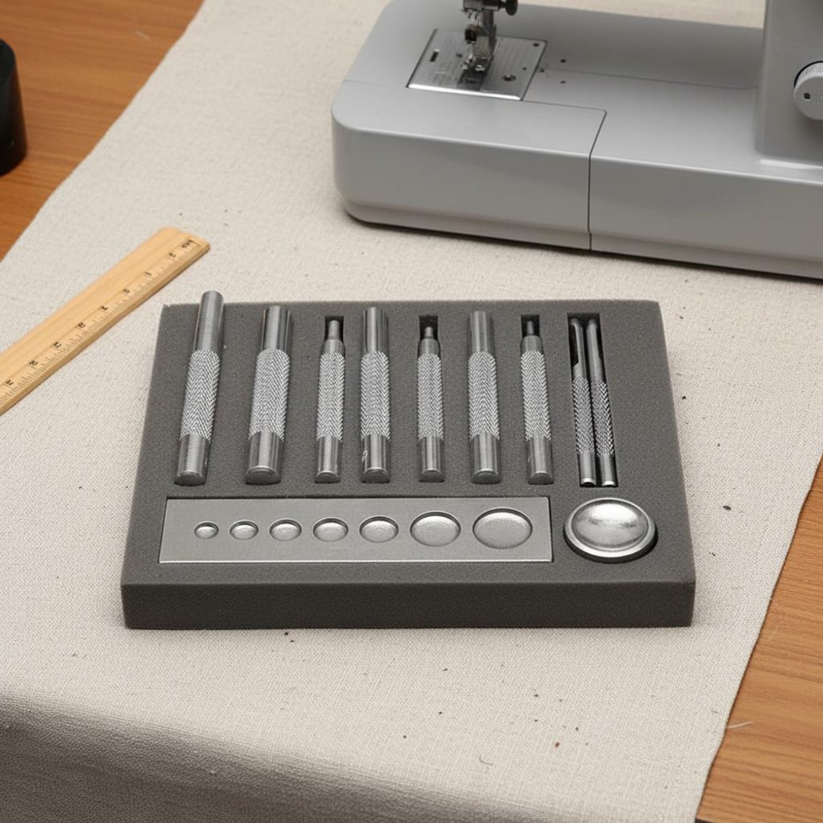 11ピーススナップファスナーツールセット長持ちするスチールレ - Rivet Setter Tool のレビューと価格