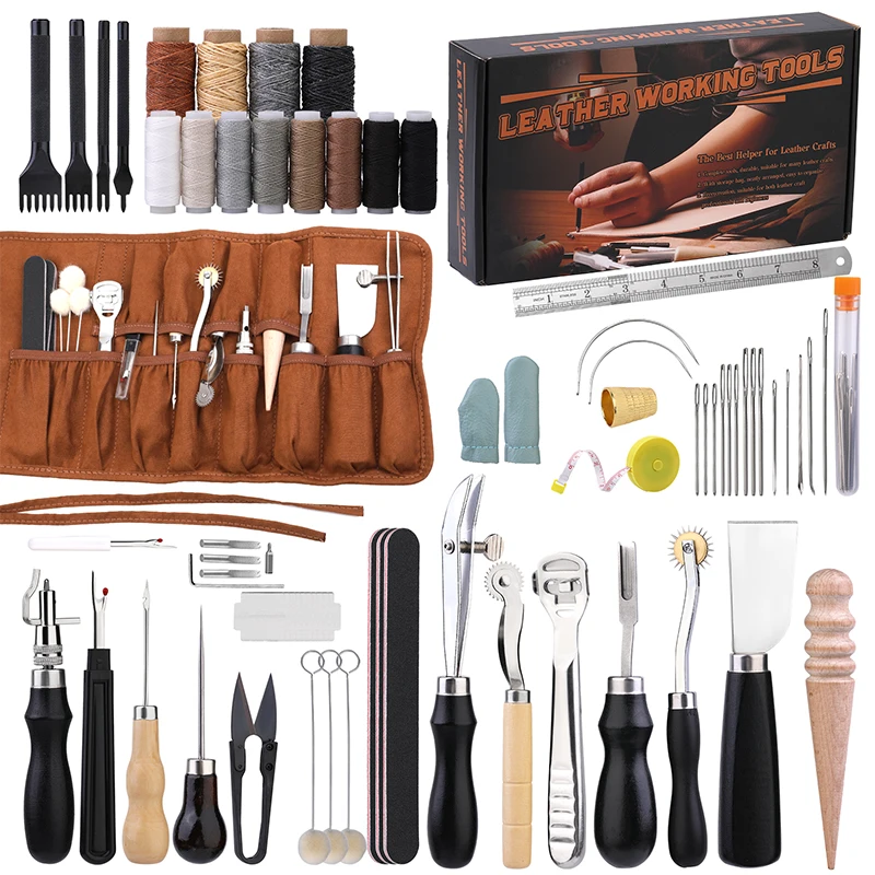 KRABALL プロフェッショナルレザークラフトツールキット - Groover Stitching Tool のレビューと価格